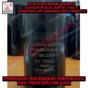 kapasitor starting 200uf 125v 125volt 125 volt 200 uf mfd nobby