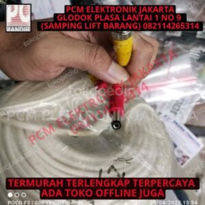 kabel bnc+dc cctv 25m 25meter 25 meter