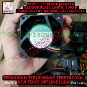 exhaust fan kipas pendingin sunon PMD1206PMB3-A 12 volt 6 cm bearing