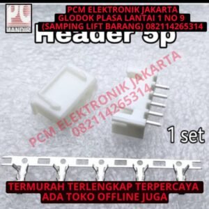 1set konektor header 5pin 5 pin 5p 2.5mm jst xh male female molek