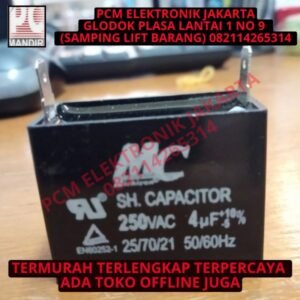 kapasitor capacitor ac 4uf 4 uf 250volt 250v 250vac 250 vac kotak mc