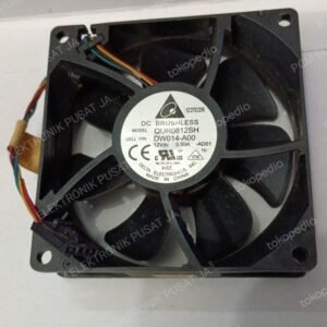 2097 fan kipas delta 12 volt 3pin 3 pin 8cm 8 cm 8x8 qur8012sh 0.50a