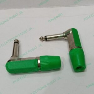 1575 jack jeck kepala konektor connector akai gitar L siku besi cina