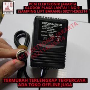 adaptor 15v 48v 15volt 48volt 0.23a buat mixer behringer dll 48v kiri