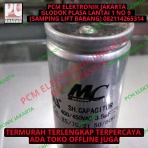 kapasitor ac mc bulat almunium 3.5uf 3.5 uf 450v 450vac 450 vac