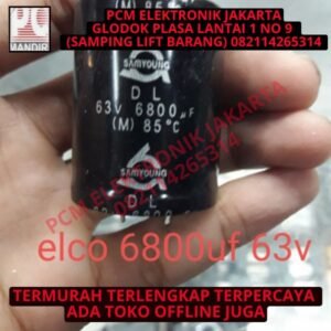 elco 6800uf 6800 uf 63v 63volt 63 volt samyoung korea