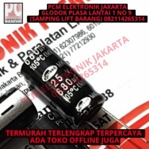 elco elko 680uf uf 680 25v 25volt 25 v volt 680uf kmg