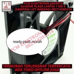 Fan exhaust kipas Dc 12v 8 cm 8cm 12volt 12 volt 8x8x2.5cm rayden asli