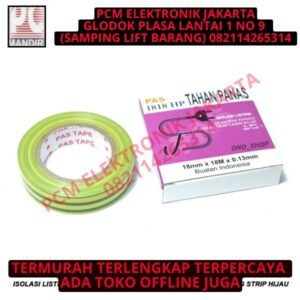 Isolasi Listrik Grounding PAS 1818 HP -Tahan Panas-Kuning Strip Hijau