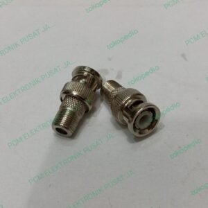 1551 connector sambungan jack jeck jak jek ulir female to bnc ht male