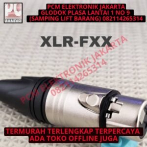 jack xlr mic canon cewek cewe female besi lidge 3p 3pin cannon 3 p pin