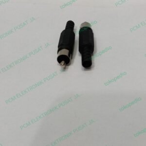 1520 jek jack jeck jak kepala rca plastik hitam black