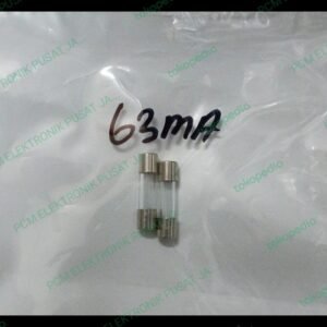 8106 fuse sekring sekering kaca glass 63ma 63 ma 0.063a 5x20