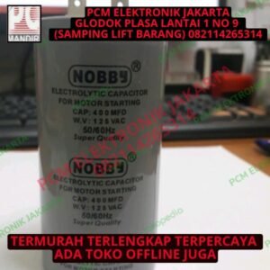 kapasitor starting 400uf 125v 125volt 125 volt 400 uf mfd 400mfd nobby
