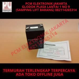 aki accu kering baterai battery panasonic 6v 6volt 6 volt 4.5ah asli