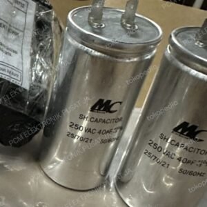 kapasitor capacitor bulat 40mfd 40uf 40 mfd uf vac 250v 250 volt ac mc