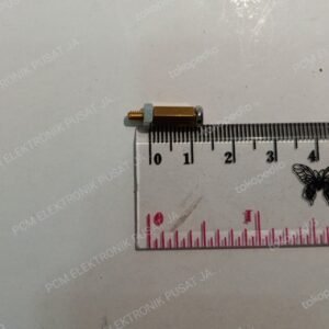 2057 spacer speser spiser kaki pcb 1cm 1 cm 10mm 10 mm segi kuningan