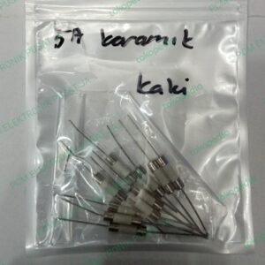 2443 fuse sekering sikring fius kaki pcb keramik 5a 5ampere 5 ampere