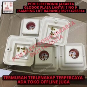 fitting piting lampu outbow ob broco out bow tempel segi cream plafon