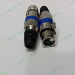 1581 jack jeck kepala konektor xlr cannon canare gelang cewe female
