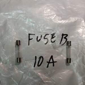 2485 fuse sekering sikring fius 6x30 besar kaca glass 10a 10ampere