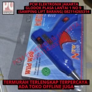 alat tembak lem mini+saklar glugun gluegun glue gun 20w wild wolf