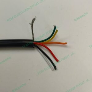 kabel data hitam brother union 6pin isi 6 pin ground shielded 6+1