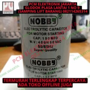 kapasitor starting 150uf 400v 400volt 400 volt 150 uf mfd 150mfd nobby
