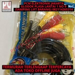 Kabel rca xuliu 3-3 15 m / kabel 3-3 rca to rca / kabel audio aux