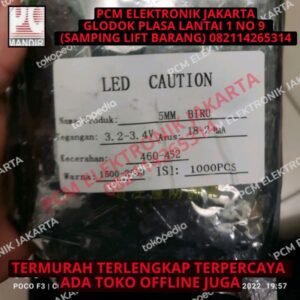 grosir led murah 5mm 5 mm superbright super bright bening clear biru