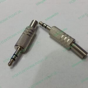 1789 konektor jack jek jeck mini stereo 2 garis besi 3.5mm 3,5mm