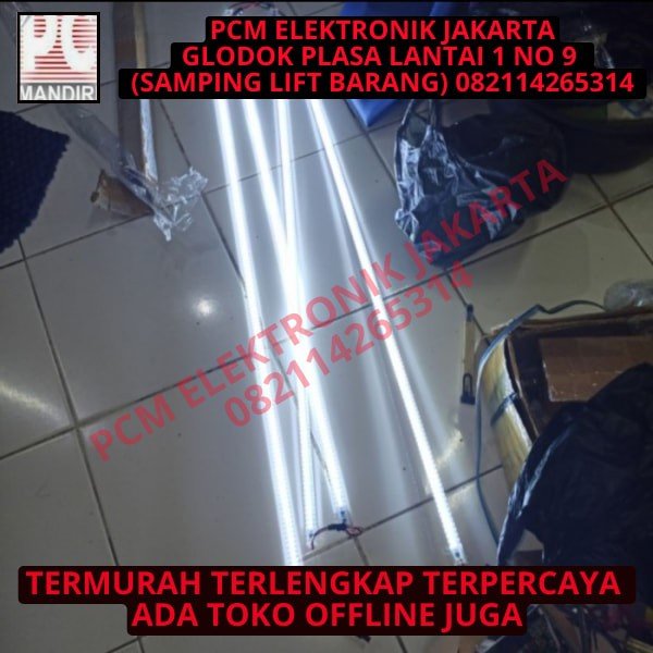 hard strip led smd 4014 14w satuan ac 220v 220volt 220 volt+case1m -