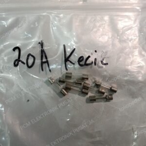 2482 fuse sekering sikring fius 5x20 kecil kaca glass 20a 20ampere