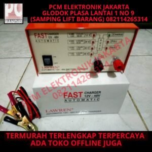 fast charger accu 12v-48v lawren cas aki otomatis murah 48volt 48 volt