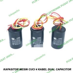 dual kapasitor mesin cuci 10+4uf 10+4 uf 450v 450volt 450 volt 450vac