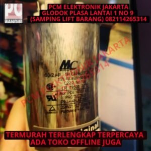 kapasitor capacitor ac running mc=topcon 60+2uf 60uf+2uf 60 uf+2 uf 3p