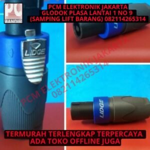 jack jek plug speakon spikon speaker connector lidge asli ori original