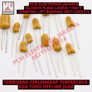 capacitor dip elco tantalum 100uf 100mf 100 mf uf 16v 16volt 16 volt