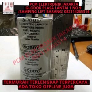 kapasitor Starting 400uf 250v 250volt 250 volt 400 uf mfd 400mfd nobby