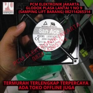 fan 220v 12cm bearing sun ace san ace sanace jepang asli bearing