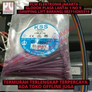 kabel tali tis ties 10cm 10 cm 100mm 100 mm kss - Putih