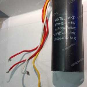2562 kapasitor capacitor mesin cuci antel mkp 10+4uf 10+4 10uf+4uf