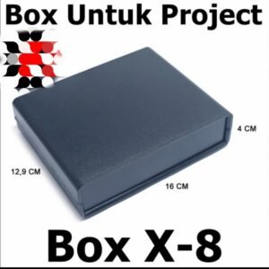 box project projek elektronika hitam X8 arduino enclosure