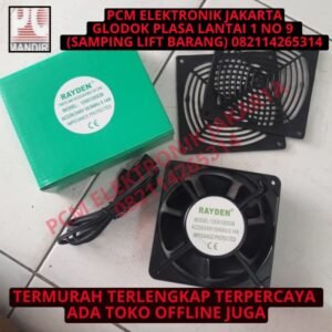 New COOLING FAN AC RAYDEN 12bX 12 X 3.8 CM 12x12 plus kabel ac