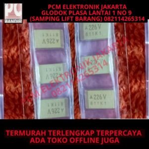 kapasitor capacitor elco tantalum 22uf 22 uf 226 smd