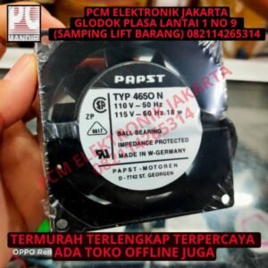 exhaust fan kipas papst typ4650n typ 4650 n 220volt 220v 220 volt 9cm