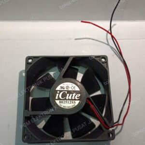 2070 fan kipas icute 12volt 12 volt 2pin 2 pin 8cm 9 cm 8x8 802512ss