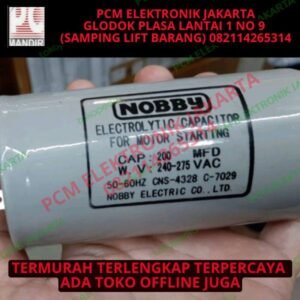 kapasitor starting 200uf 275v 275volt 275 volt 200 uf mfd 200mfd nobby