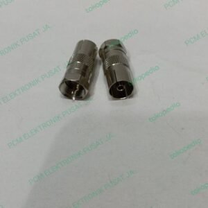 1539 connector sambungan jack jeck jak jek antena cewe to stb jarum