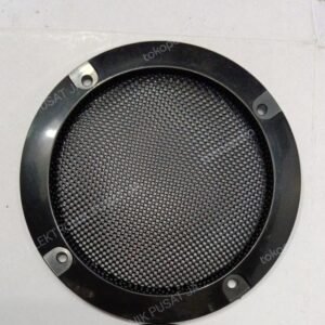 1766 tutup penutup spiker speaker grill 3inch 3 inch besi hitam 9cm
